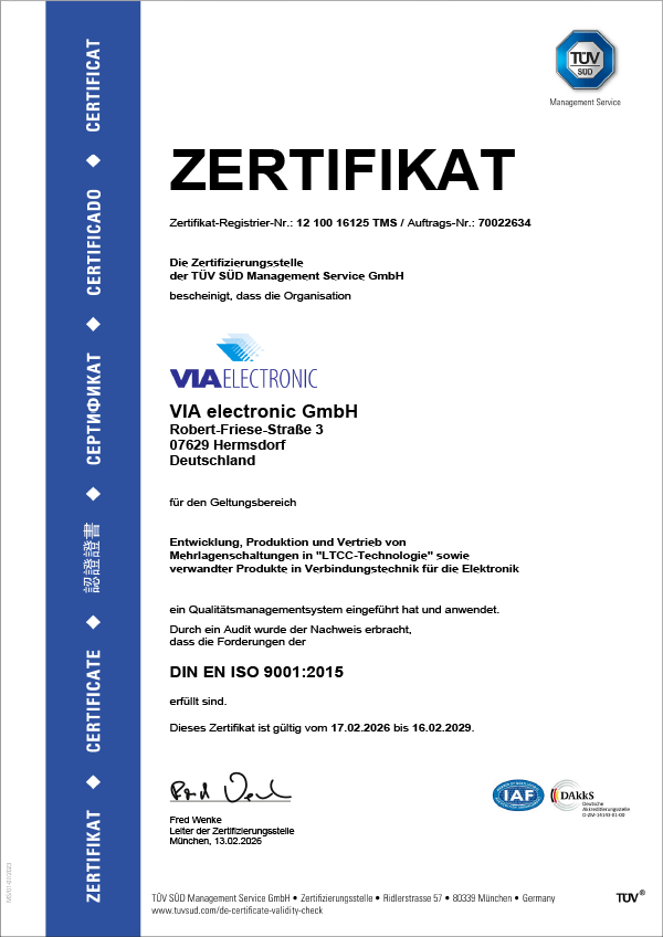 DIN EN ISO 9001:2015
