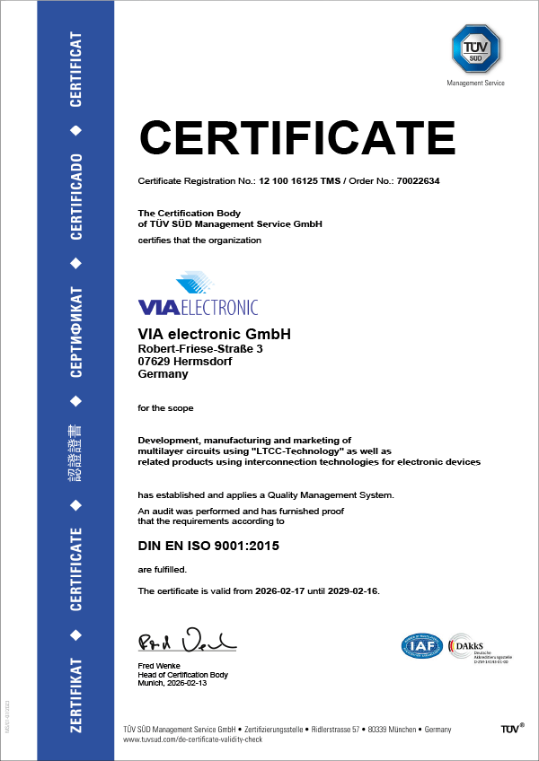 DIN EN ISO 9001:2015